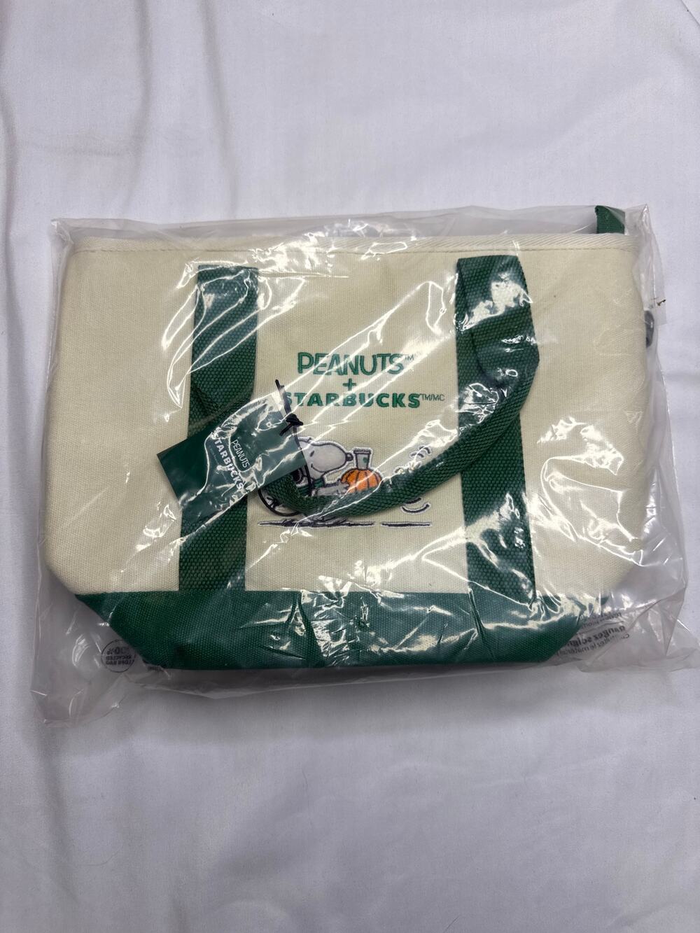 Starbucks x Peanuts Snoopy Tote Bag Fall 2026 Limited Edition Brand New UNOPENED